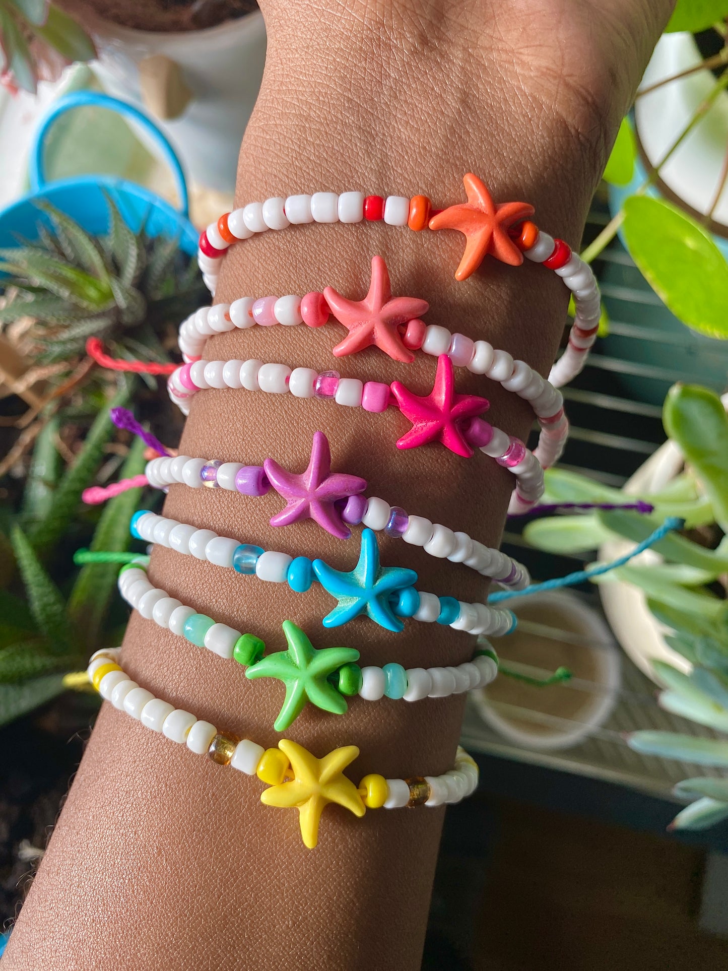 Starfish Beaded Bracelets