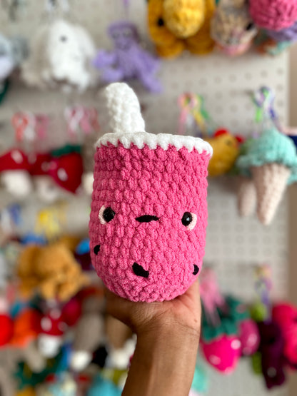 Bubble Tea Crochet Plushies