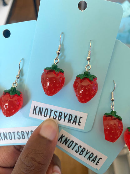 Strawberry Dangle Earrings