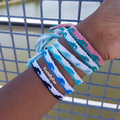 Ocean Wave Friendship Bracelets & Anklets (Made to Order)