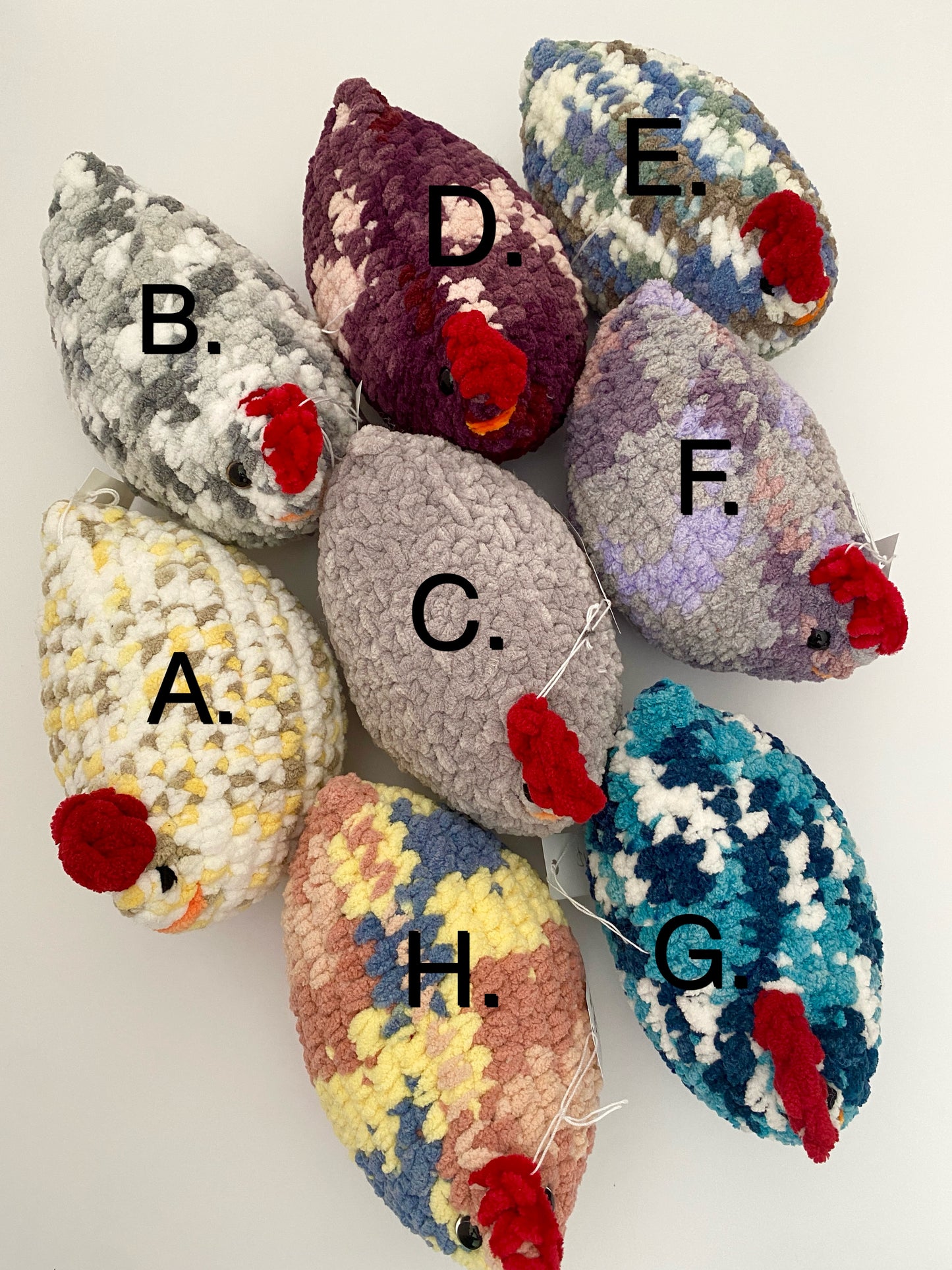 Chicken Crochet Plushies