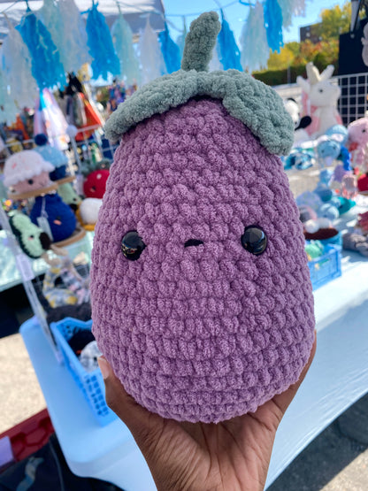 Eggplant Crochet Plushies