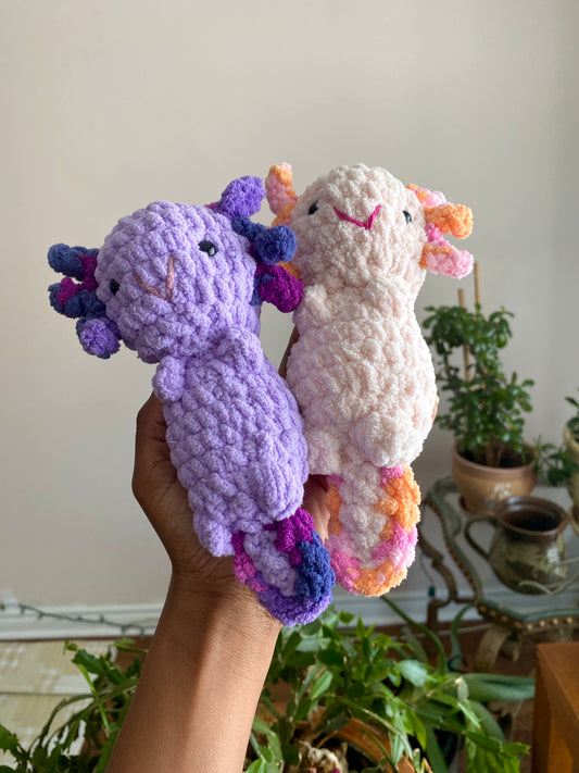 Axolotl Crochet Plushie