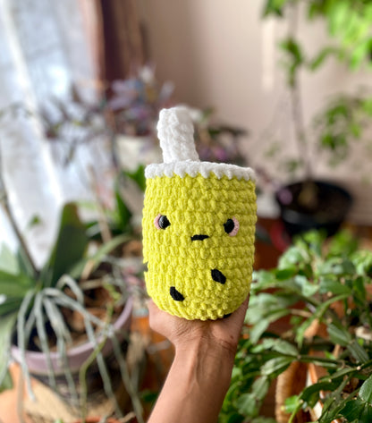 Bubble Tea Crochet Plushies