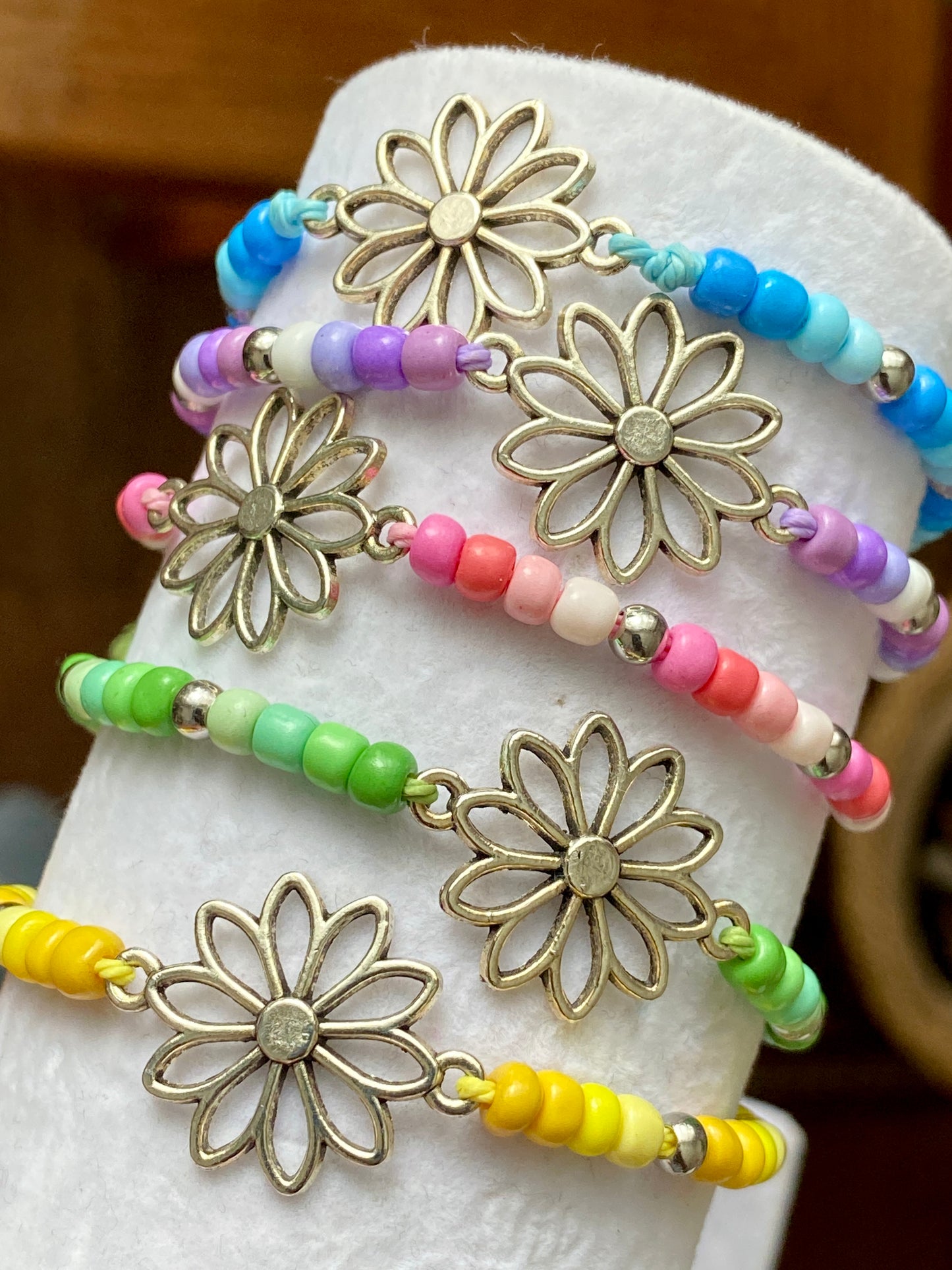 Daisy Charm Bracelet