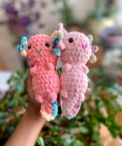 Axolotl Crochet Plushies
