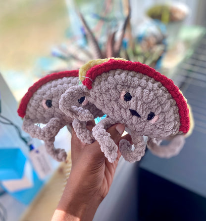 Taco Crochet Plushies
