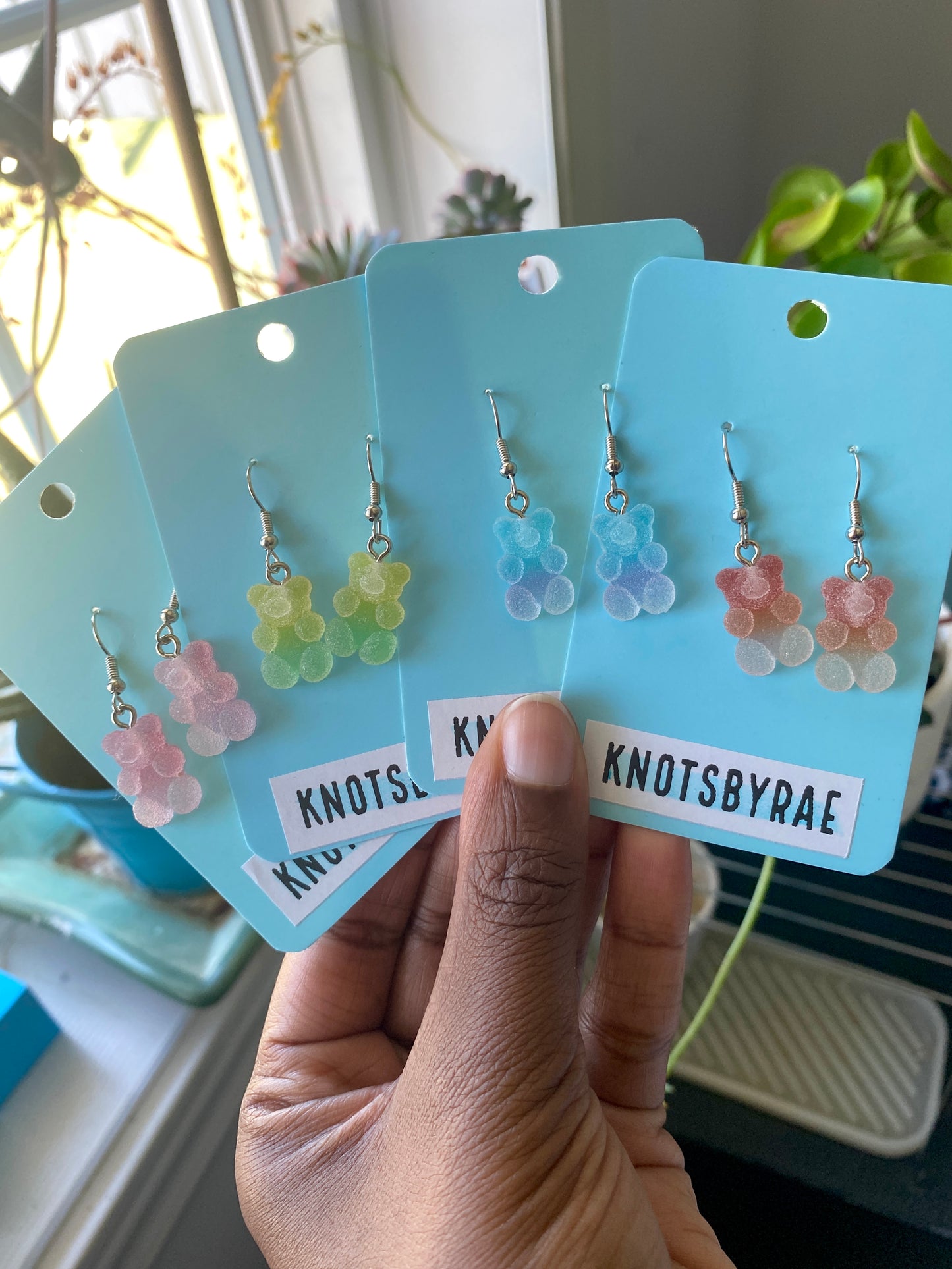 Sugar Gummy Bear Earrings
