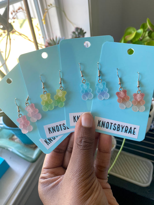 Sugar Gummy Bear Earrings