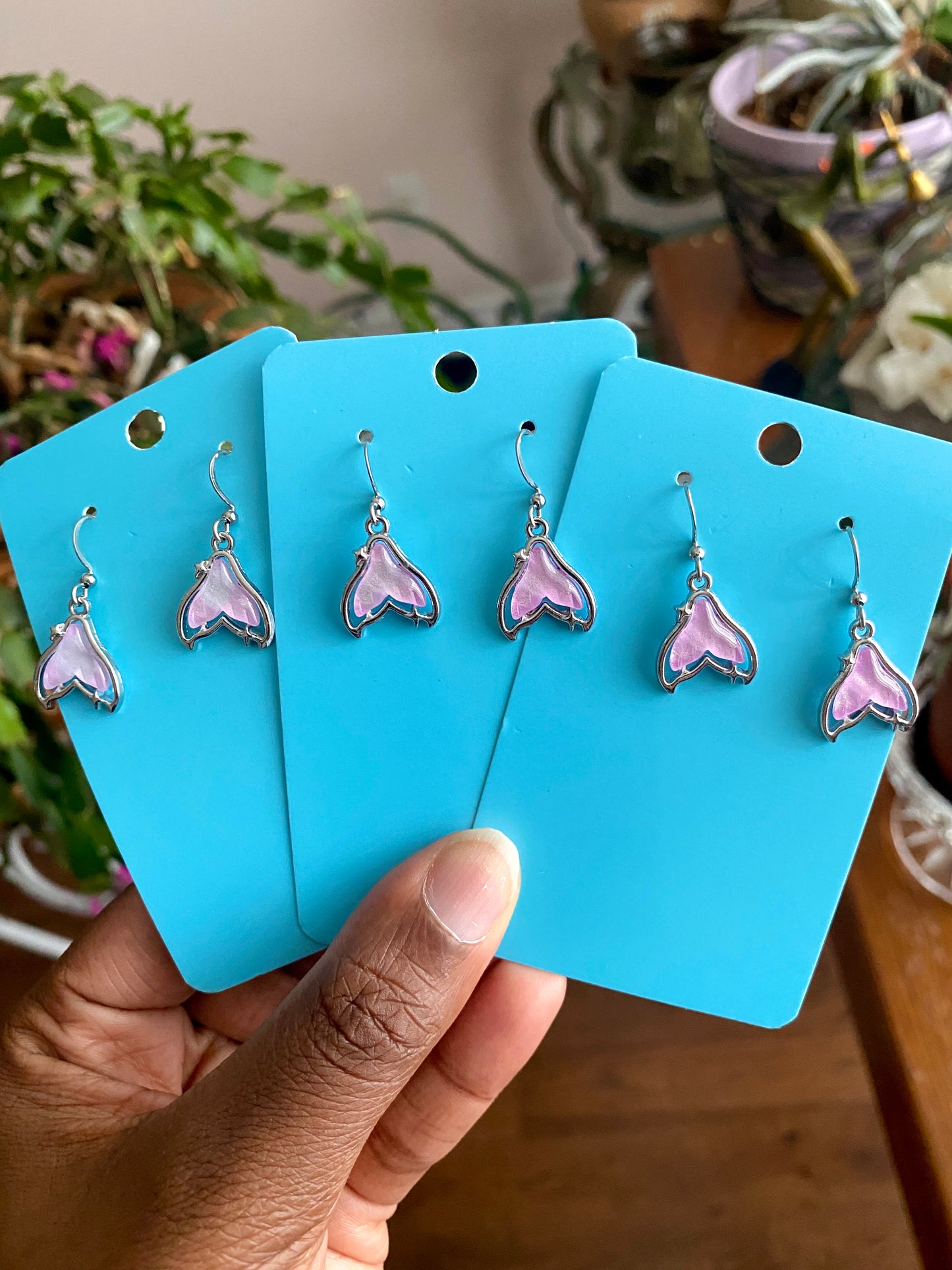 Mermaid Tail Dangle Earrings