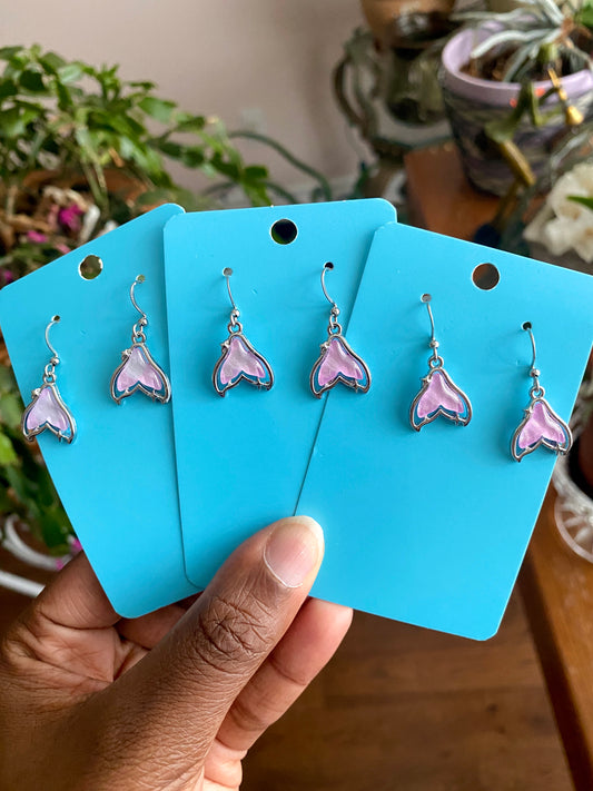Mermaid Tail Dangle Earrings