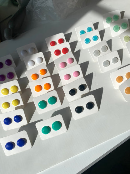 Colourful Stud Earrings