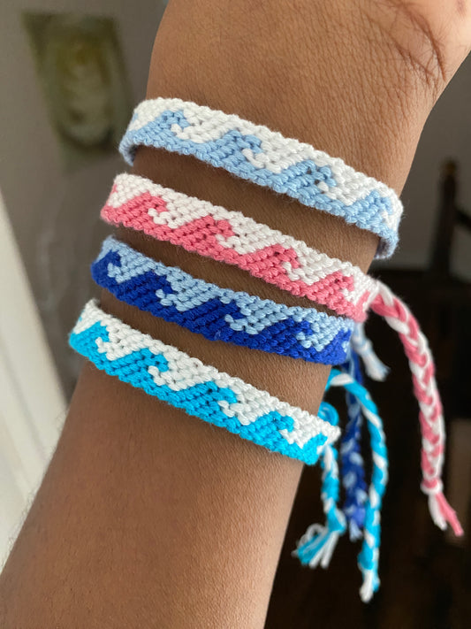 Ocean Wave Friendship Bracelets & Anklets (Made to Order)