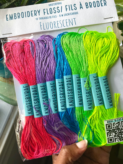 Fluorescent Embroidery Floss