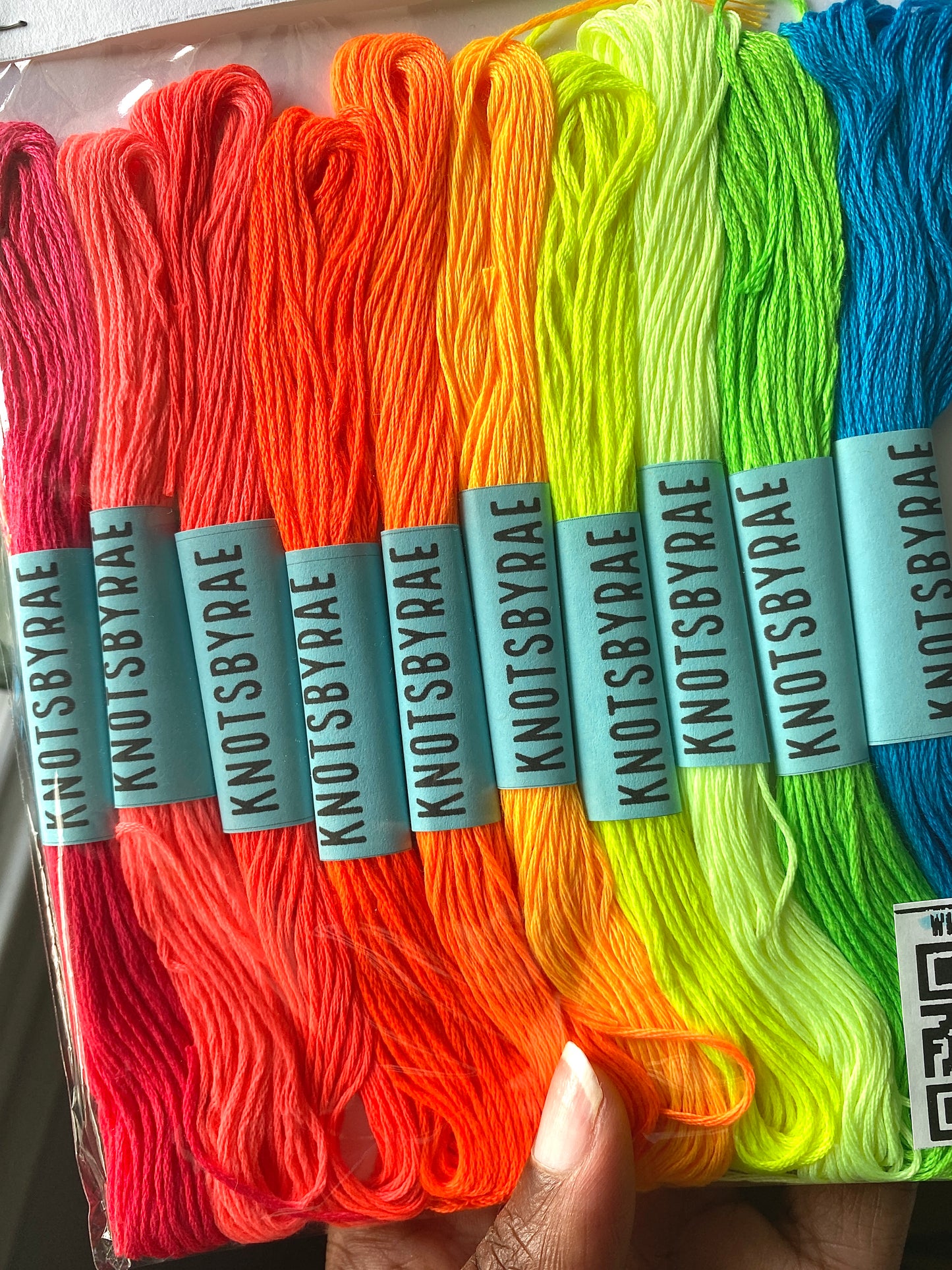 Neon Embroidery Floss