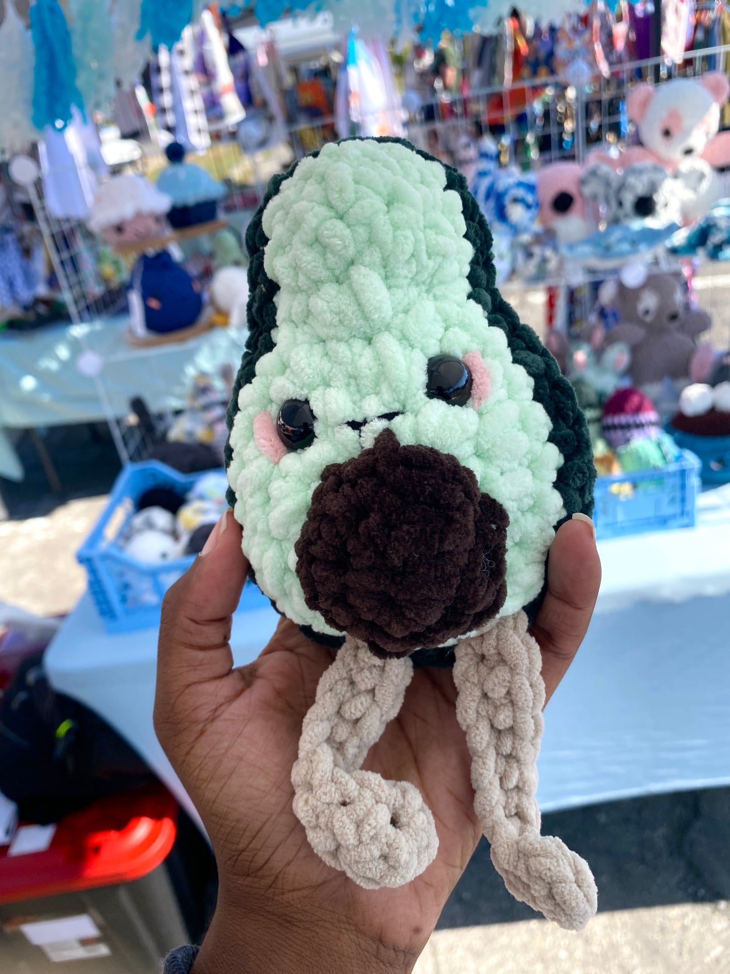 Avocado Crochet Plushies
