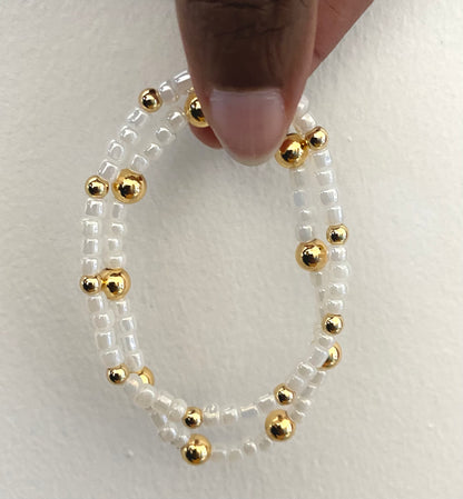 Gold Seed Bead Bracelets