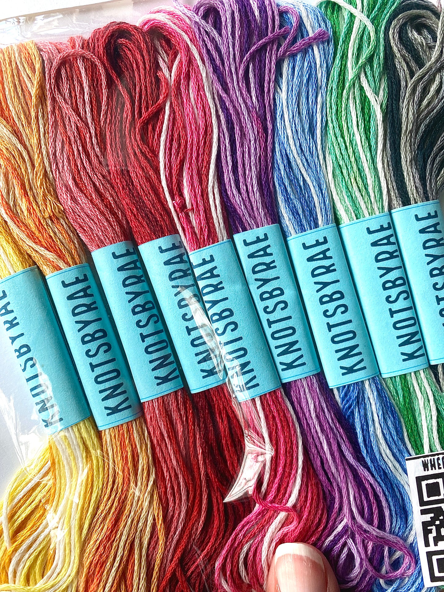 Tie Dye Embroidery Floss