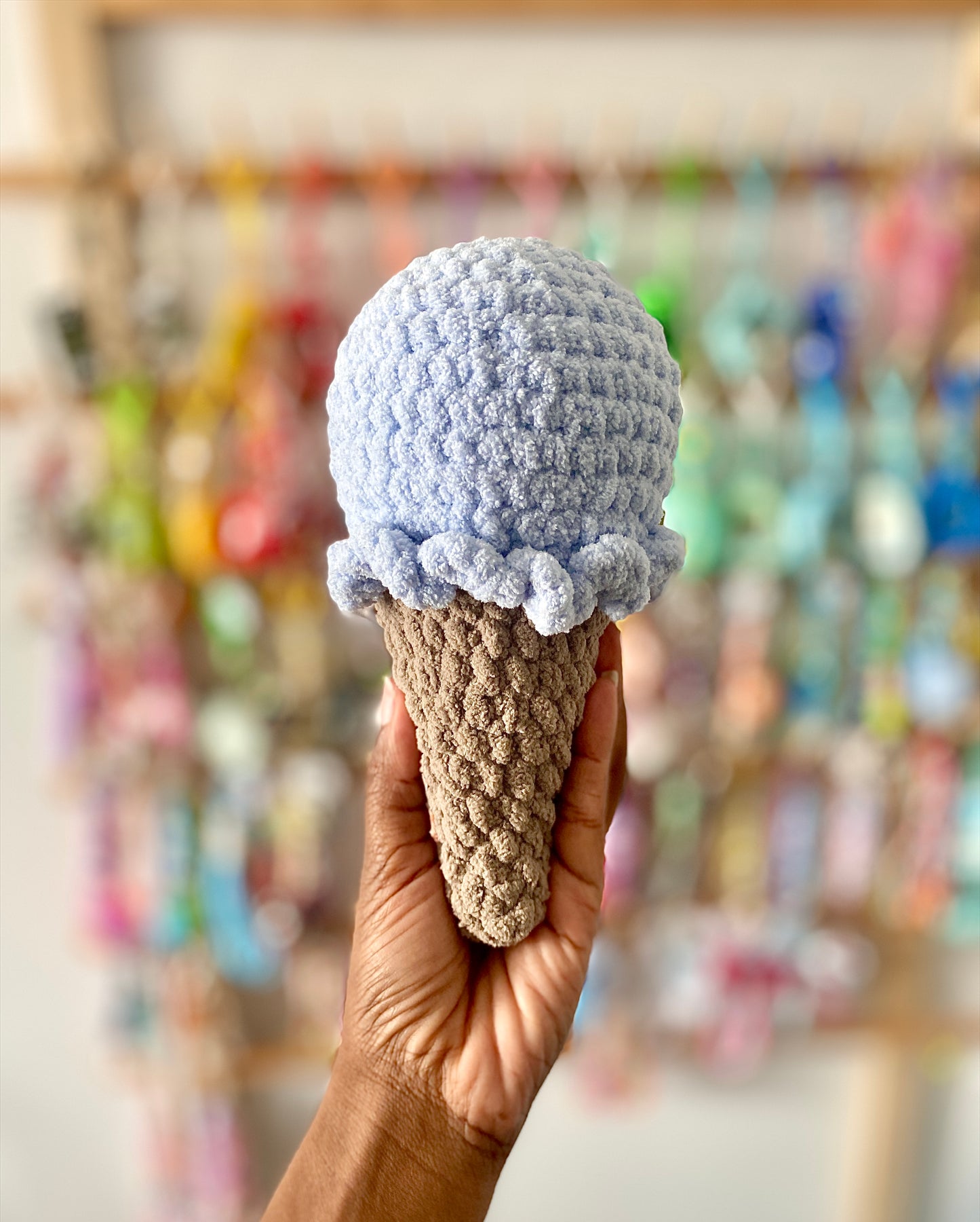 Ice Cream Cone Crochet Plushies