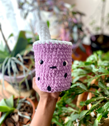 Bubble Tea Crochet Plushies