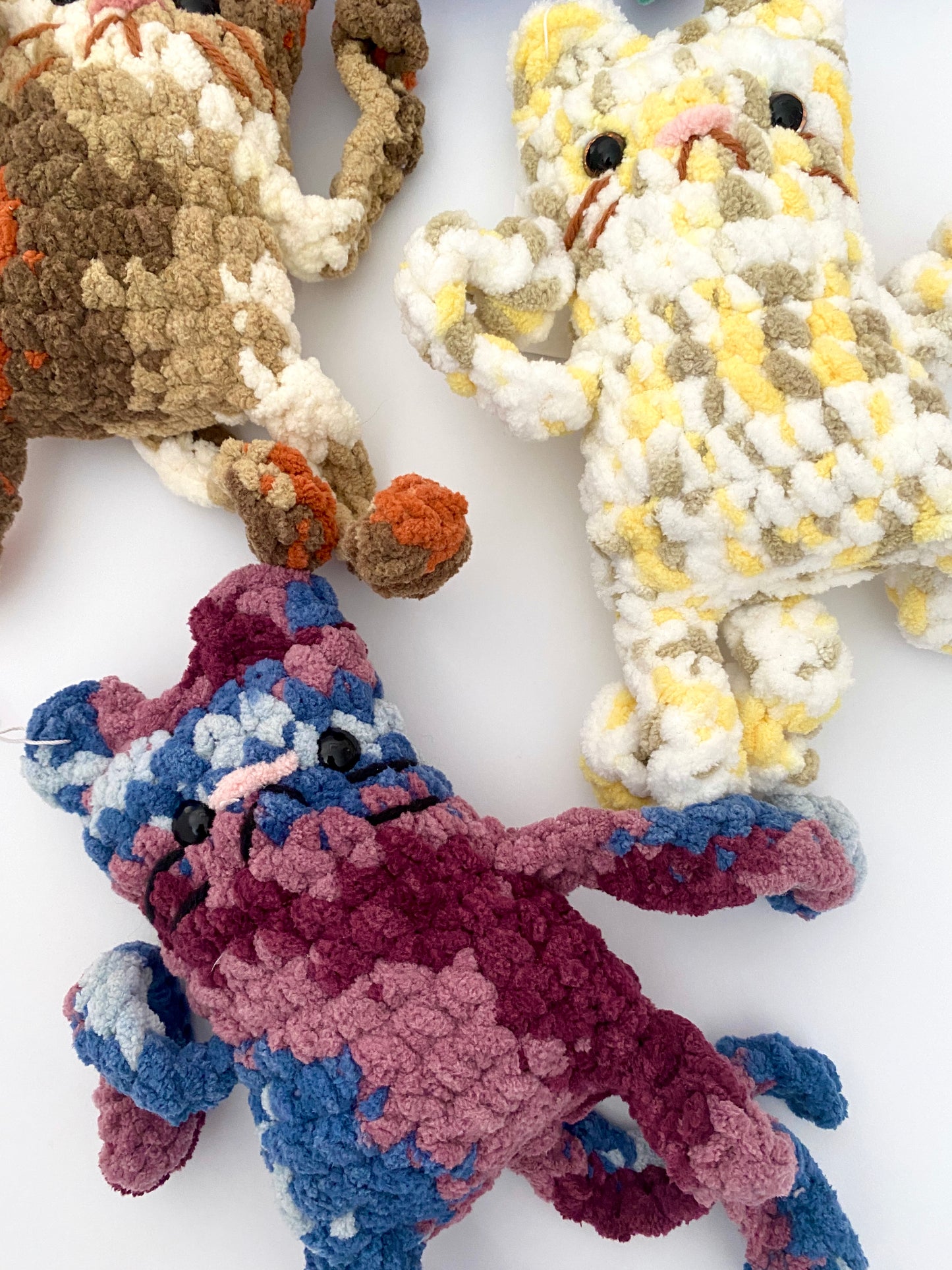 Leggy Cat Crochet Plushies