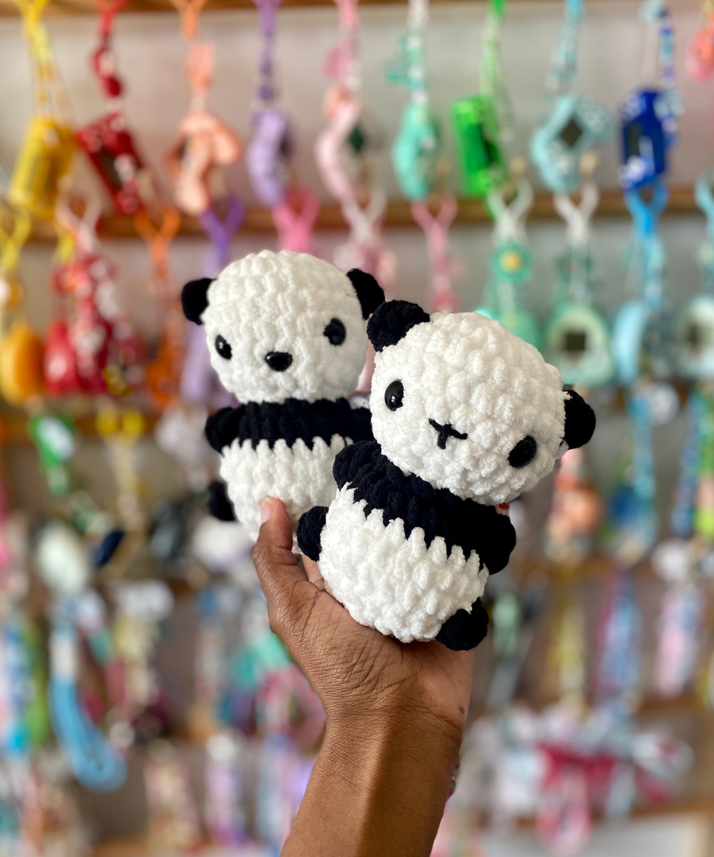 Panda Mini Crochet Plushies