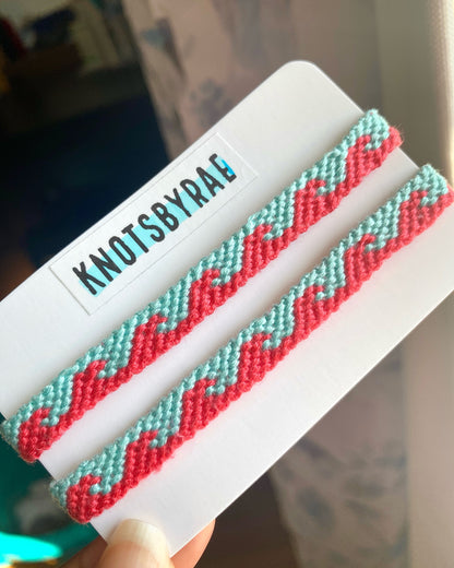 Ocean Wave Friendship Bracelets & Anklets