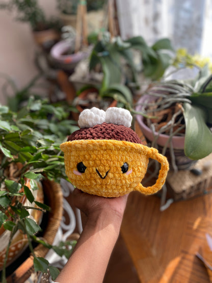 Hot Chocolate/Coffee Crochet Plushies