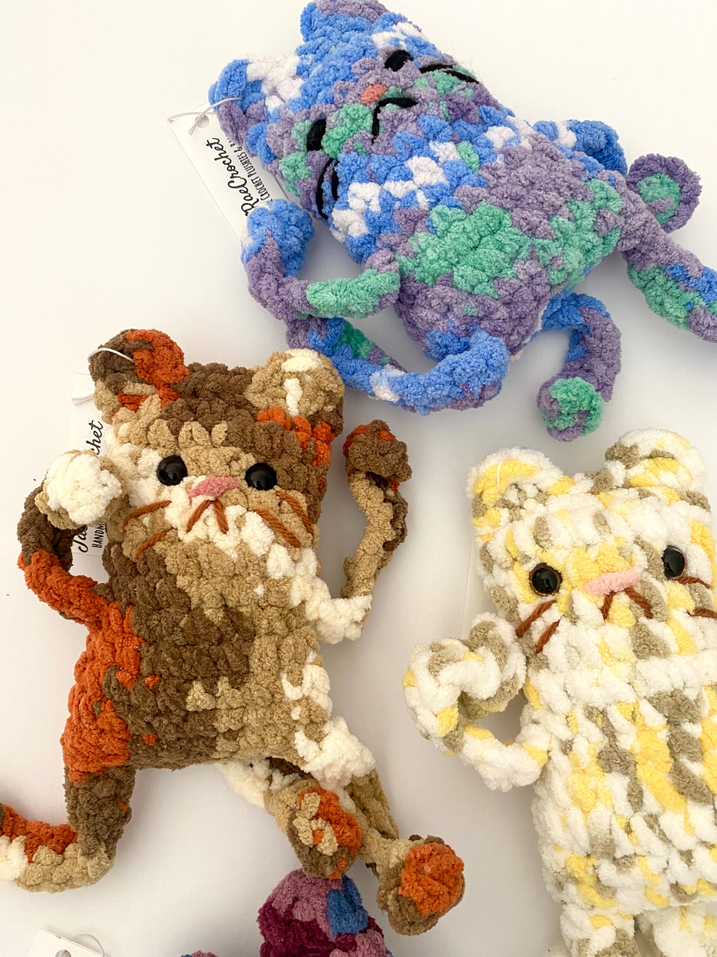Leggy Cat Crochet Plushies