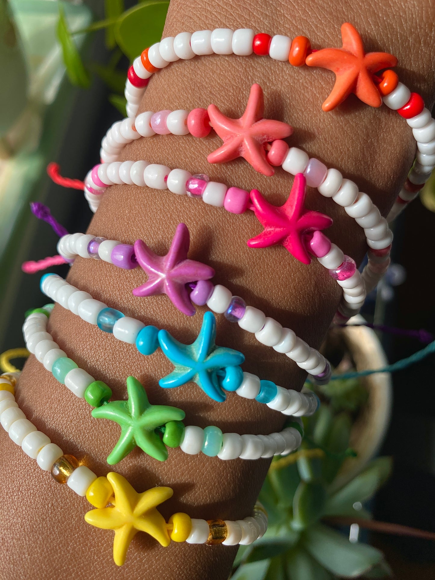 Starfish Beaded Bracelets