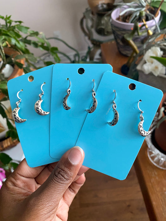 Moon Dangle Earrings