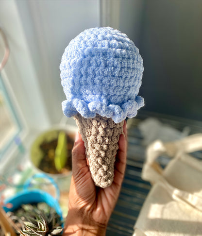 Ice Cream Cone Crochet Plushies