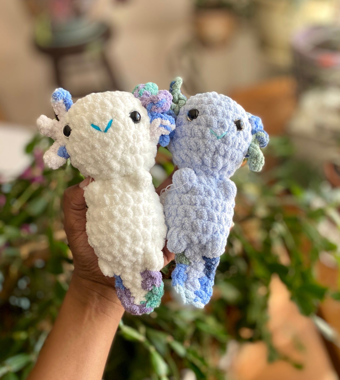 Axolotl Crochet Plushies