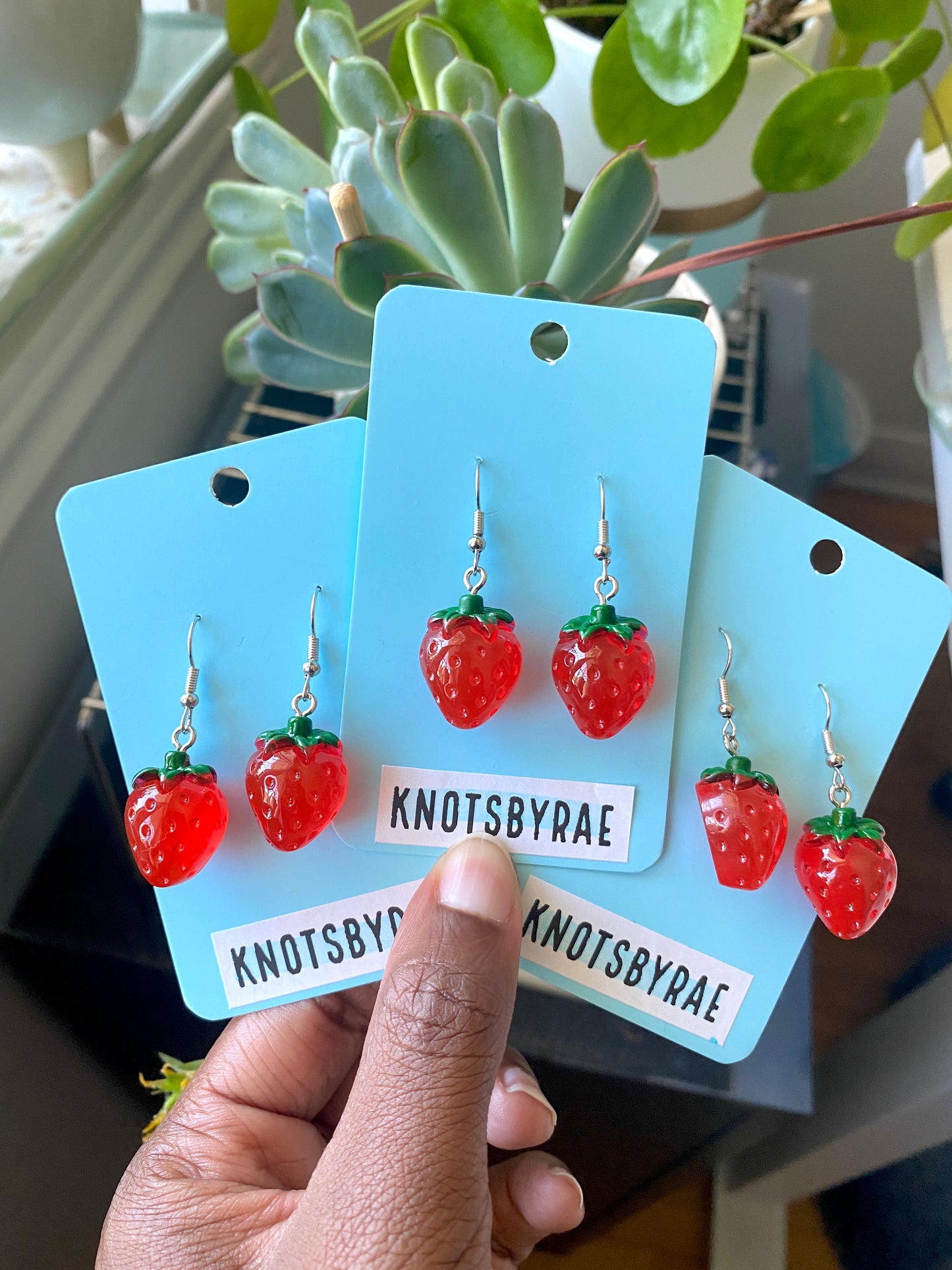 Strawberry Dangle Earrings