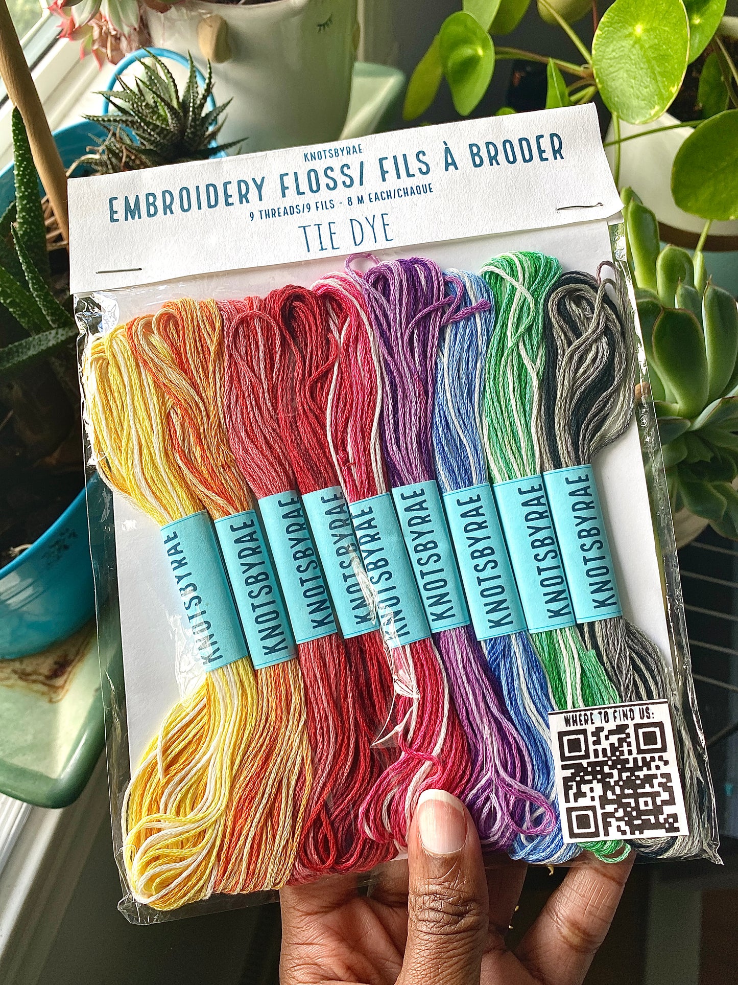 Tie Dye Embroidery Floss