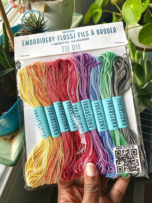 Tie Dye Embroidery Floss