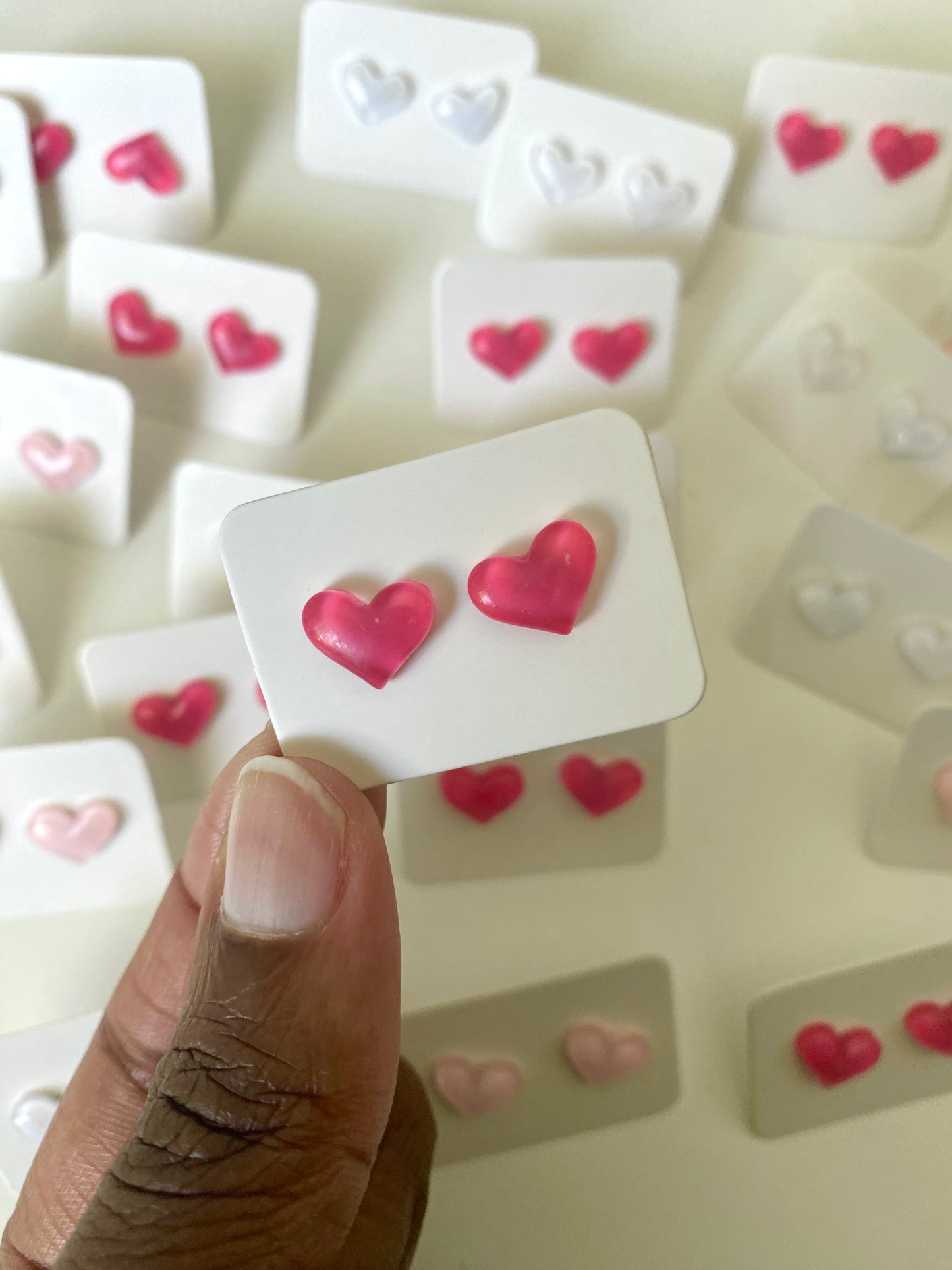 Mini Heart Stud Earrings