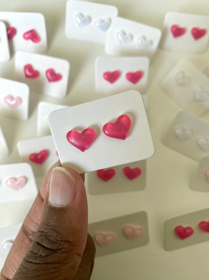 Mini Heart Stud Earrings