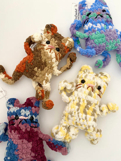 Leggy Cat Crochet Plushies