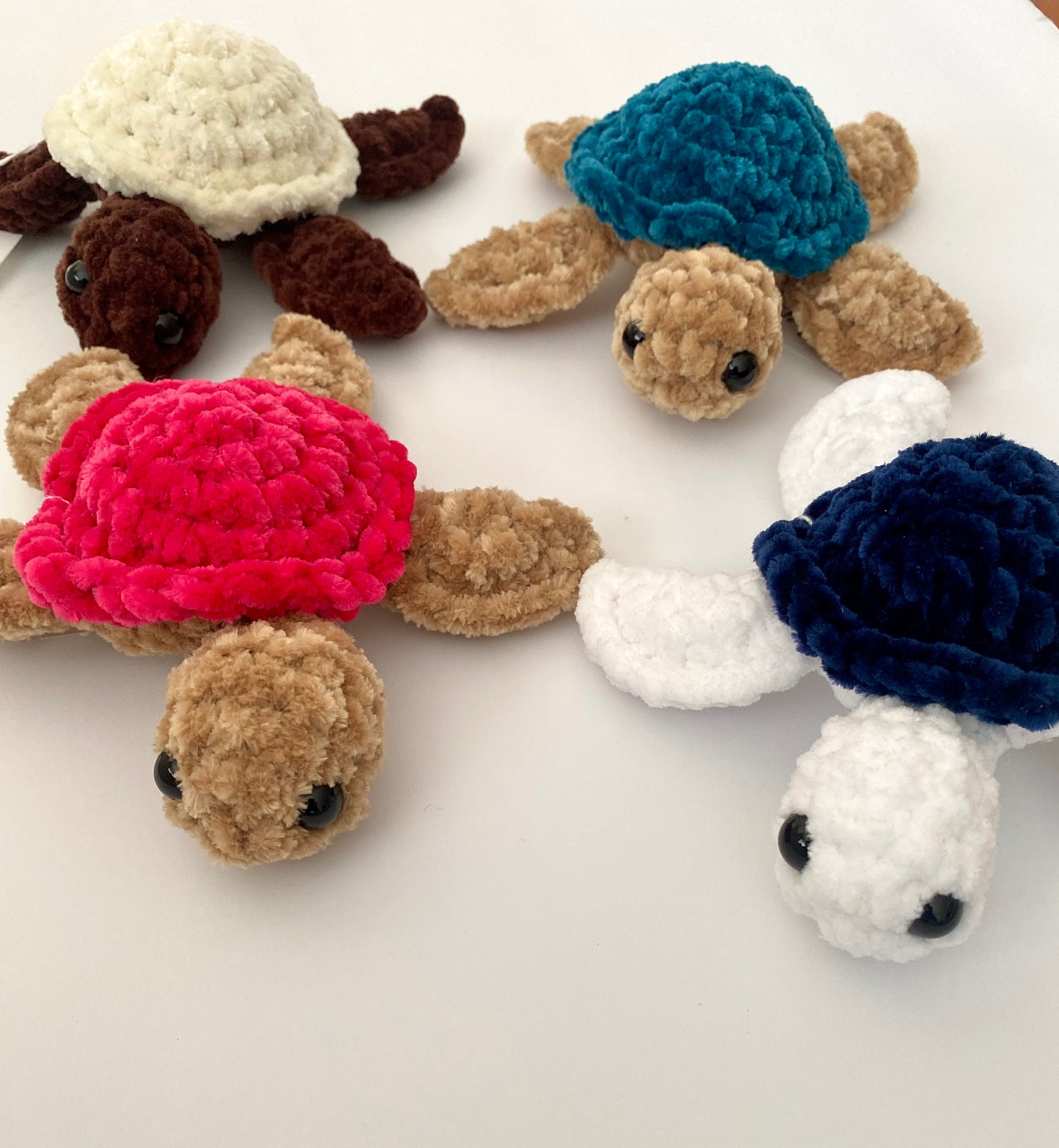 Mini Sea Turtles Crochet Plushies