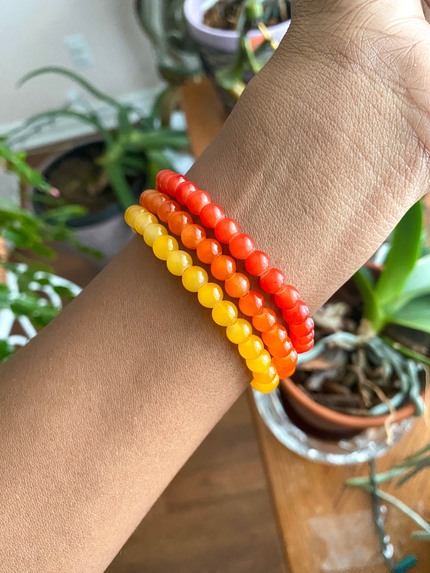 Glass Bead Bracelets