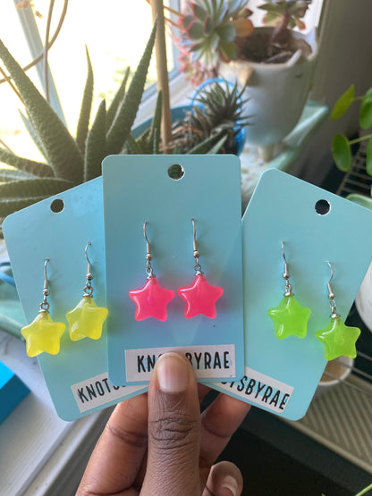 Jelly Star Earrings