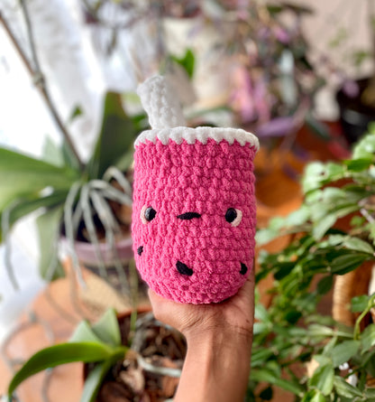 Bubble Tea Crochet Plushies