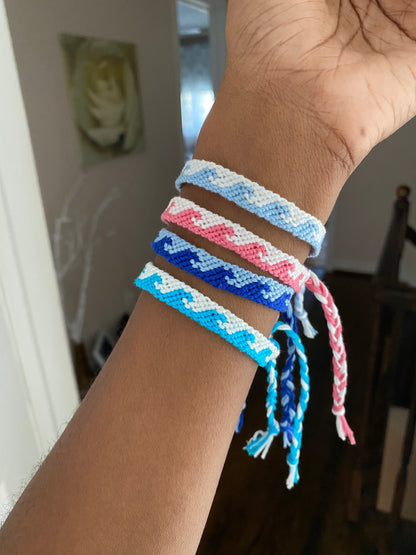 Ocean Wave Friendship Bracelets & Anklets (Made to Order)