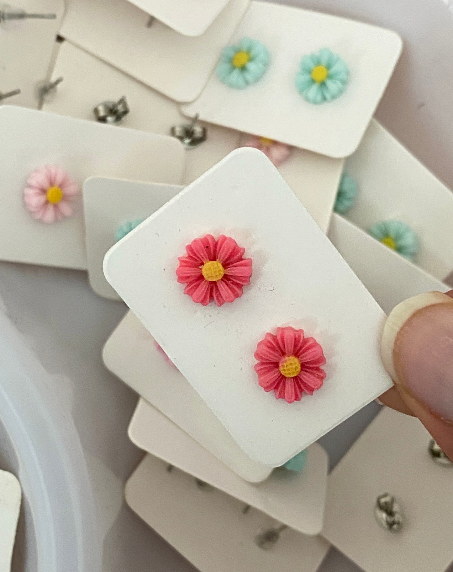 Daisy Flower Stud Earrings