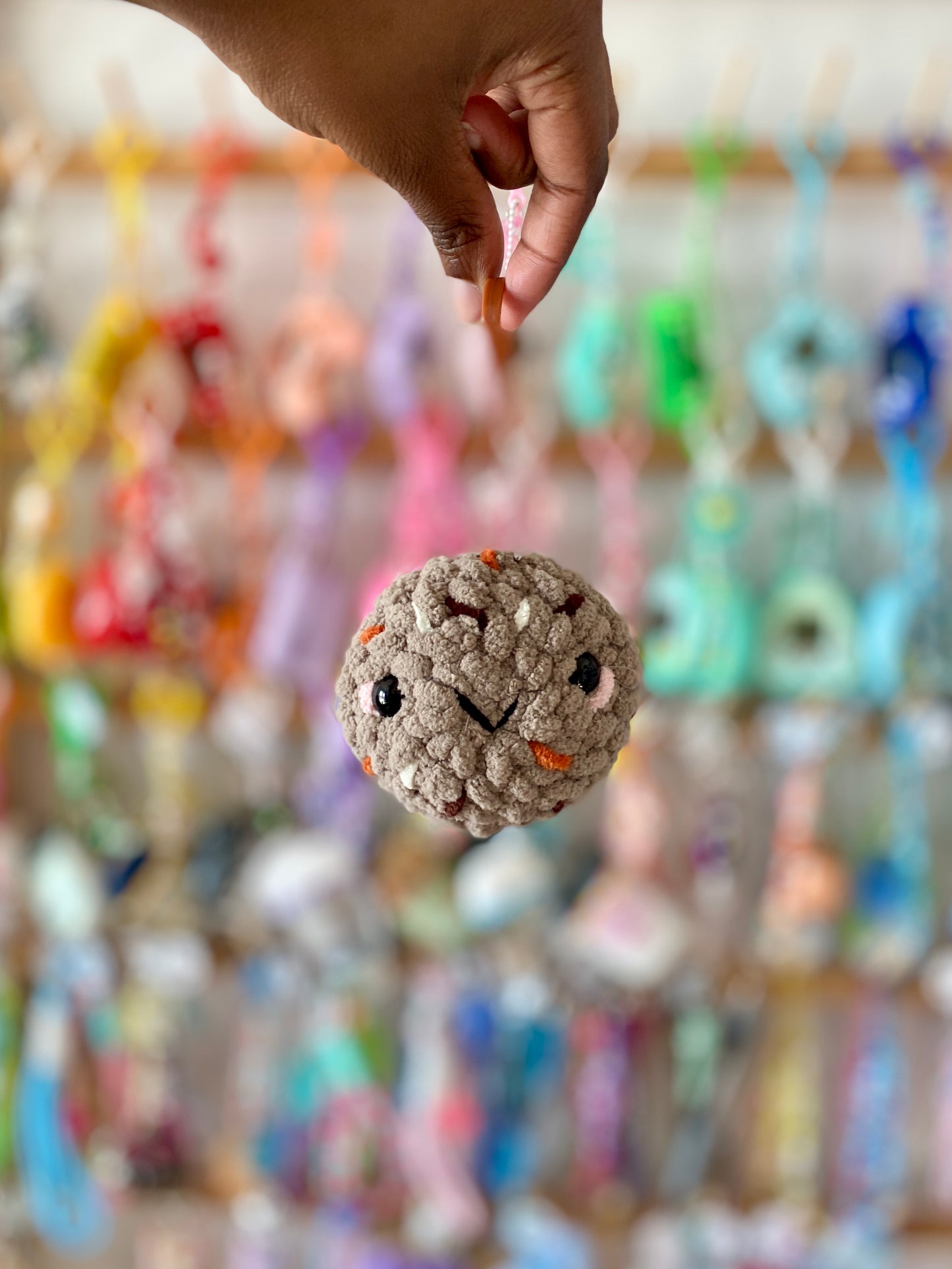 Cookie/Donut Crochet Keychains