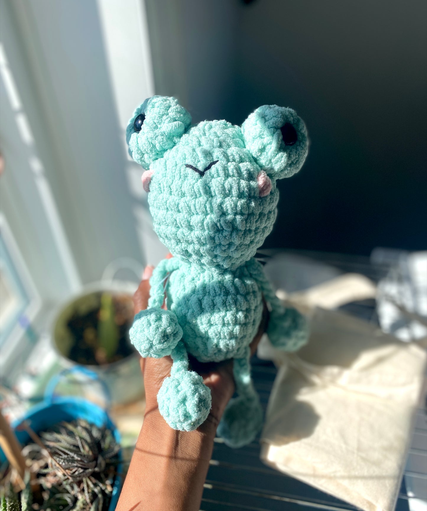 Flipsy Frog Crochet Plushies