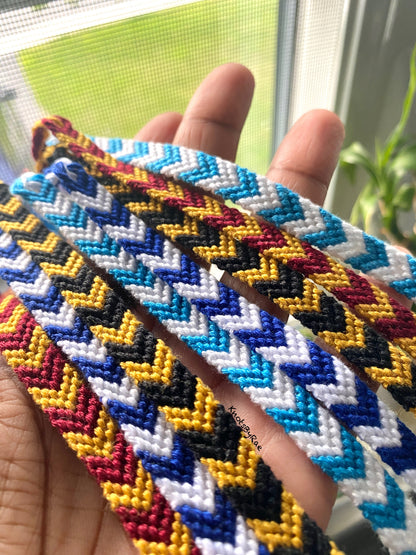 Double Chevron Friendship Bracelets