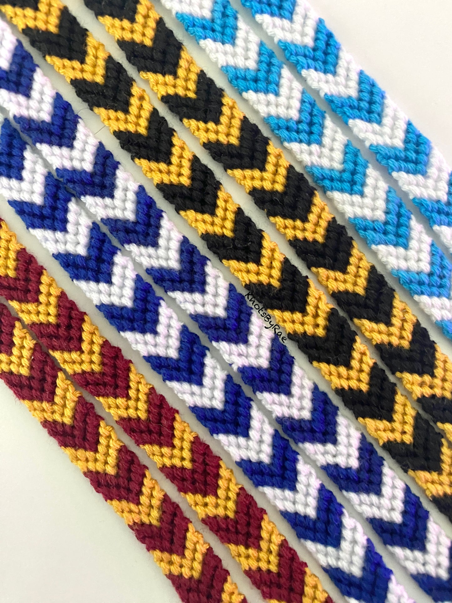 Double Chevron Friendship Bracelets