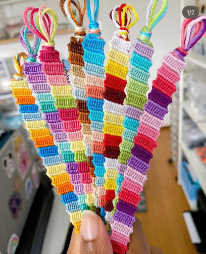 Thick Flip Flop Friendship Bracelets